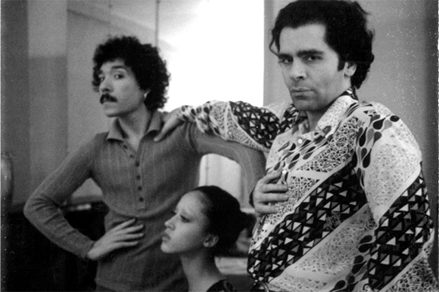 Антонио Лопес, Пэт Кливленд и Карл Лагерфельд, 1970 год