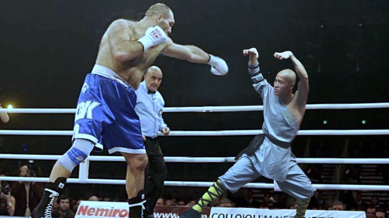 Шаолиньский монах вышел против монстра массы