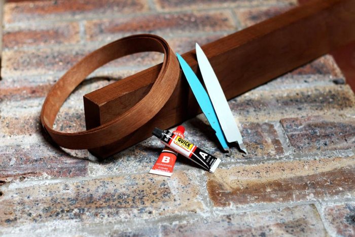 Как восстановить нож, если отломалась ручка Как восстановить нож, если отломалась ручка мужское хобби