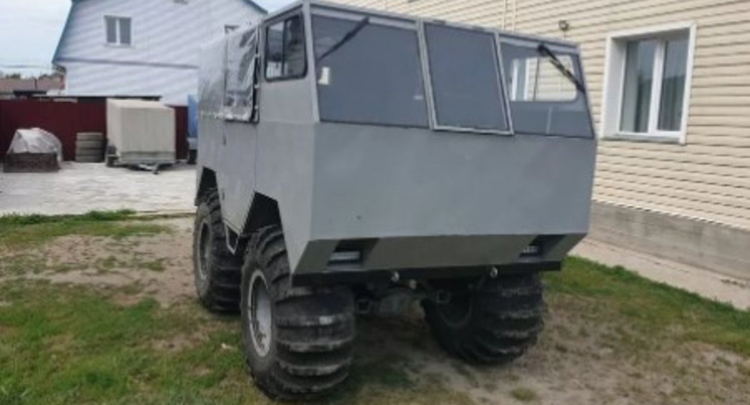 Российский ответ Tesla: «Кулибин» из глубинки собрал вездеход по типу Cybertruck