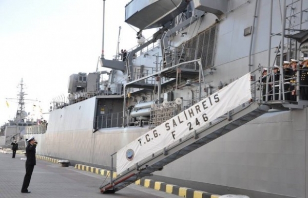 В порт Одессы прибыли турецкие боевые корабли