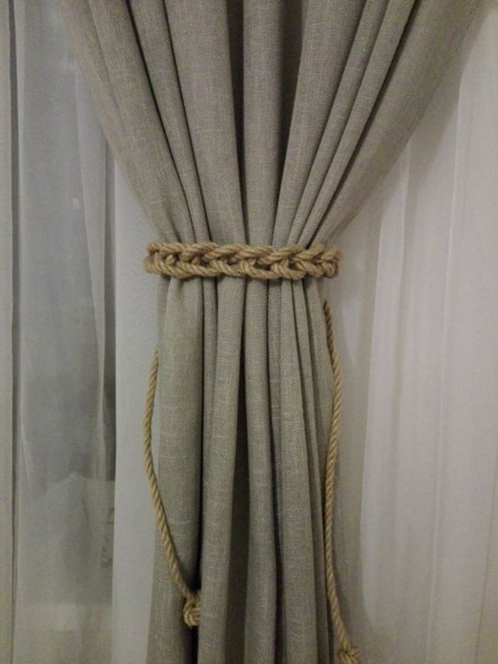 Подхваты для штор своими руками: 50 красивых примеров и стильных идей Подхваты для штор своими руками: 50 красивых примеров и стильных идей декор