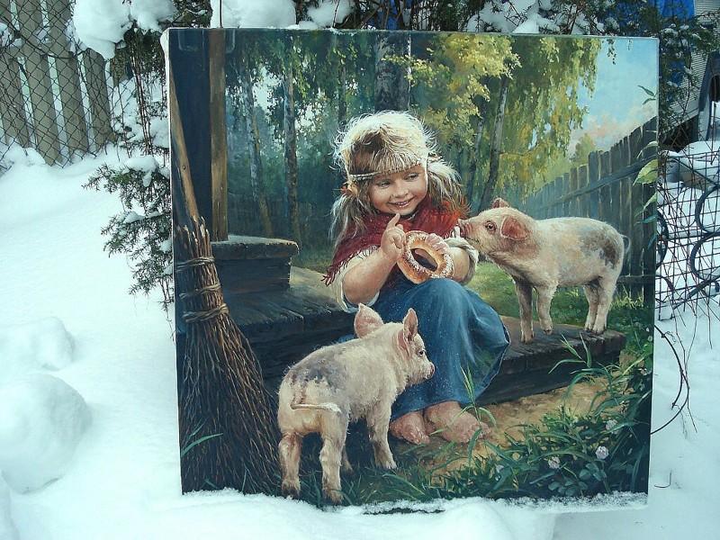 Потрясающие картины от художника Леоновича В.Н (15 фото)
