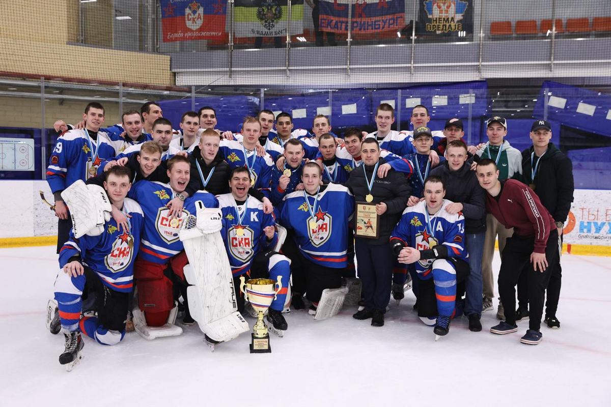 Команда «СКА ЦВО» одержала победу в чемпионате Свердловской области по хоккею