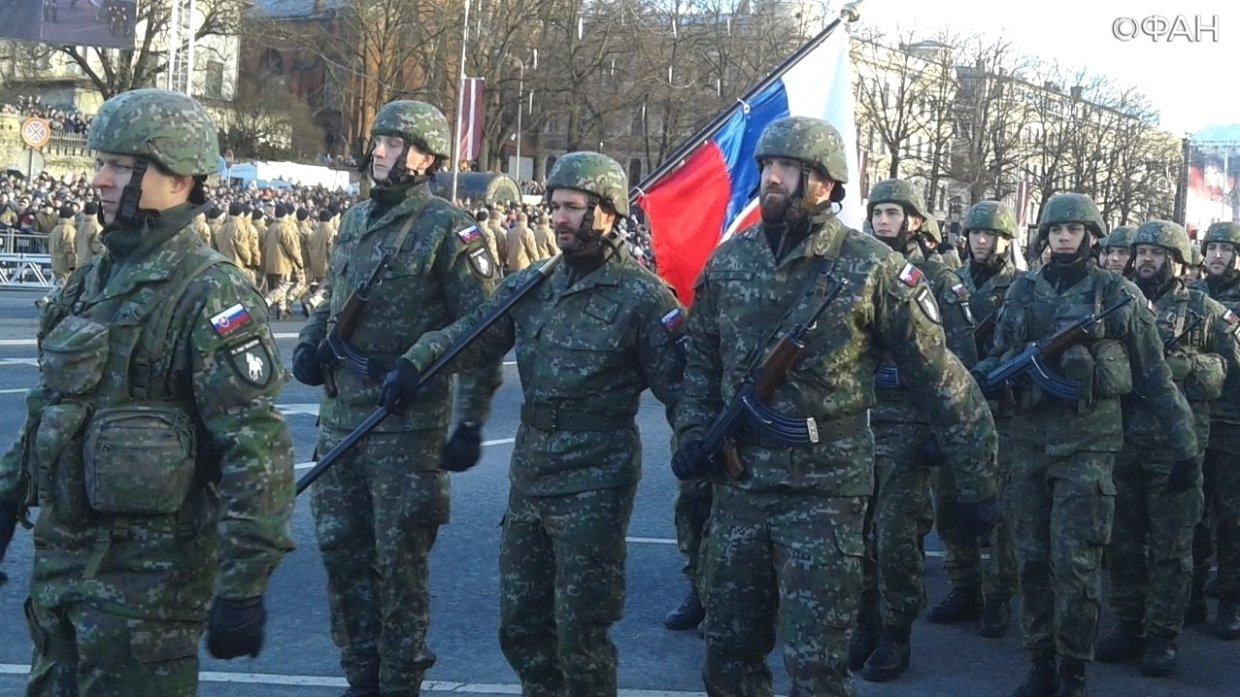Солдаты из Словакии тоже входят в сводный батальон НАТО в Латвии
