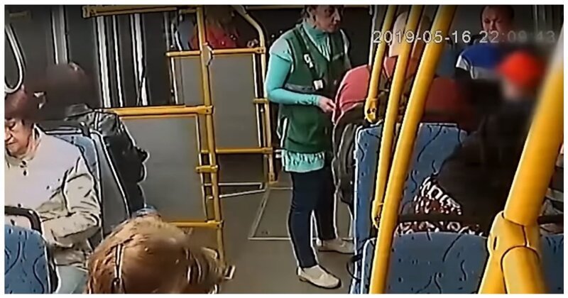 Мужчина выкинул кондуктора из автобуса из-за своего нежелания платить за сына авто и мото,автоновости,видео,Россия