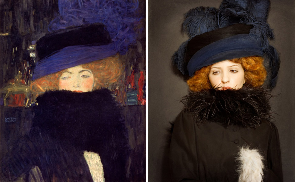 Классика живописи, воссозданная с помощью фотографии Классика живописи, воссозданная с помощью фотографии