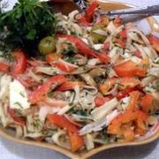 Салат из кальмаров (вариант)
