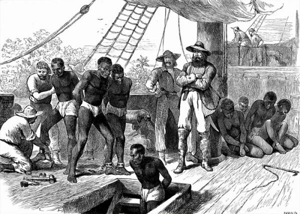 В XV-XIX веках работорговлей занимались все ведущие европейские государства, а в США рабство вообще существовало в самом натуральном виде