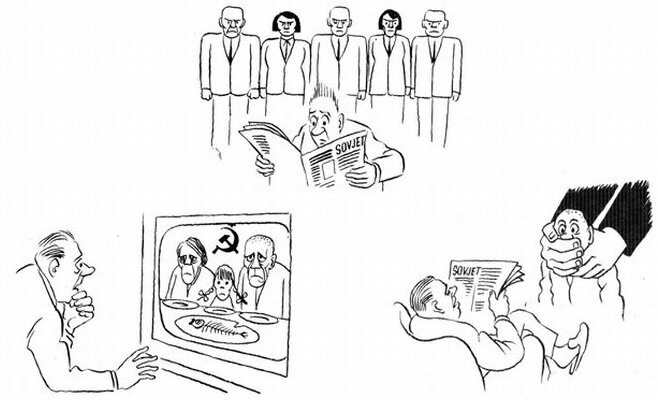 СССР в карикатурах Херлуфа Бидструпа