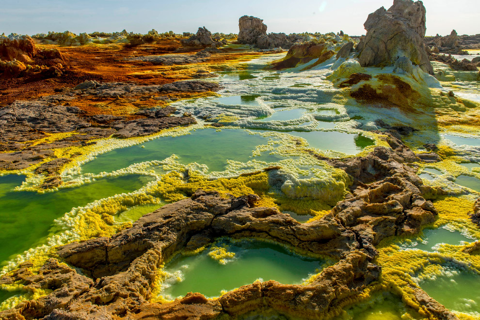 Acid pools in East Africa