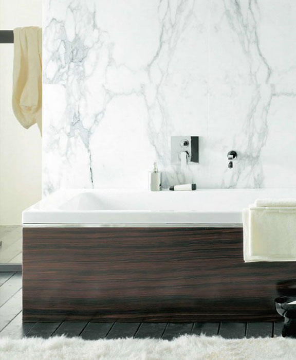 Как обновить встроенную ванну: 9 хитрых дизайнерских приёмов Как обновить встроенную ванну: 9 хитрых дизайнерских приёмов идеи для дома,интерьер и дизайн