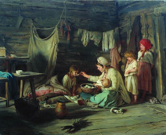  Выздоравливающая. (1889). Автор: Кирилл Лемох. 