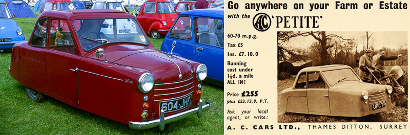 8. Самый неожиданный — AC Petite (Великобритания, 1953) авто, история, факты