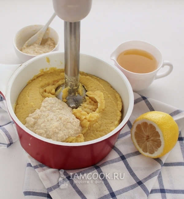 Положить кунжутную массу
