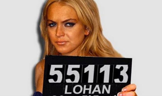 Линдси Лохан не раз арестовывали, в том числе за кражи