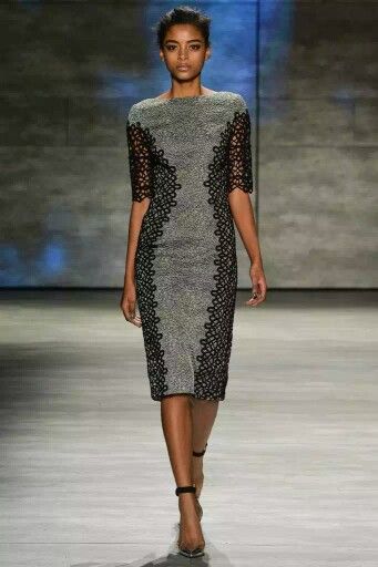 Игра на контрастах: теплое платье с легким кружевом Игра на контрастах: теплое платье с легким кружевом женские хобби