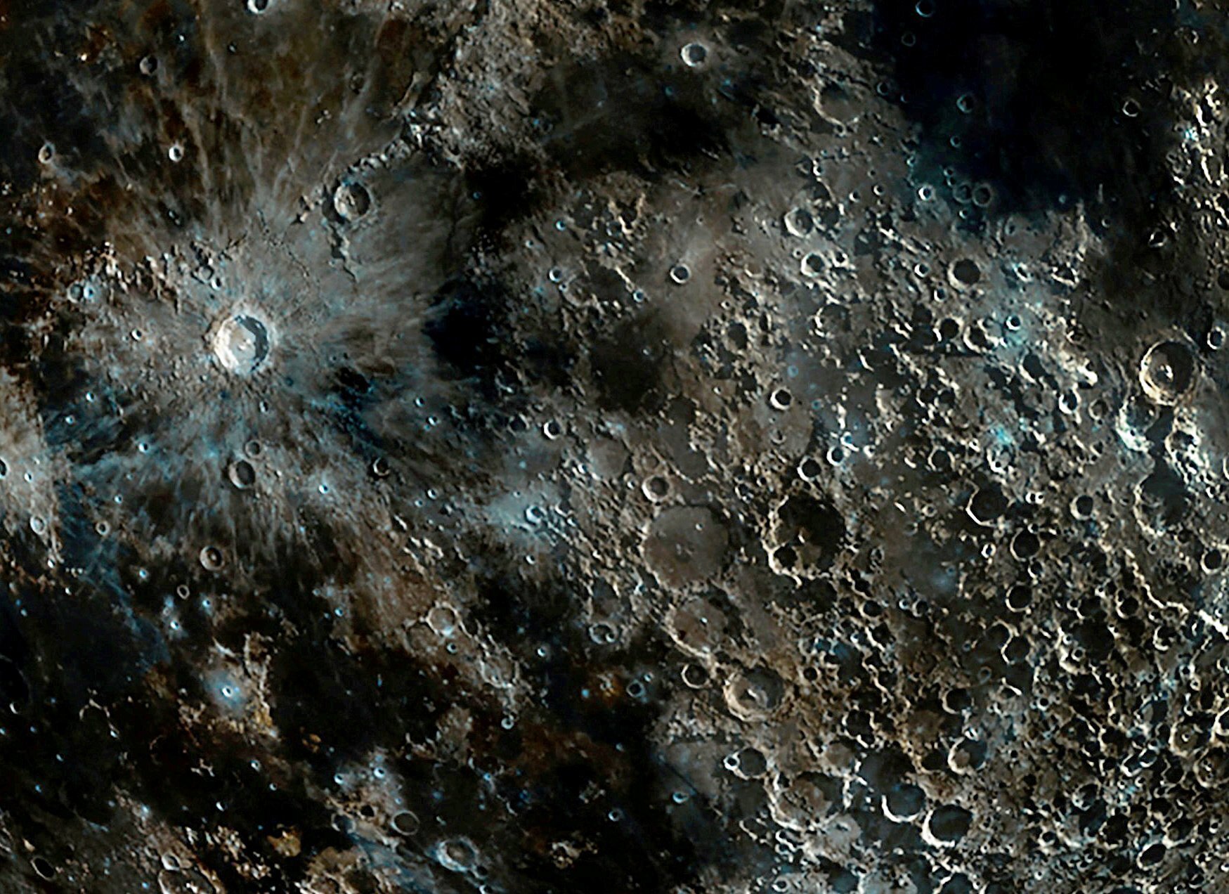 Самый чёткий в мире снимок лунных кратеров