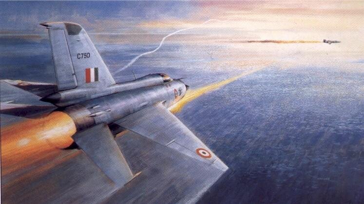 Воздушные бои над Бенгалией. Картинка индийского художника немного не соответствует действительности. Большинство Ф-104 были сбиты, или добиты огнем из авиапушек.