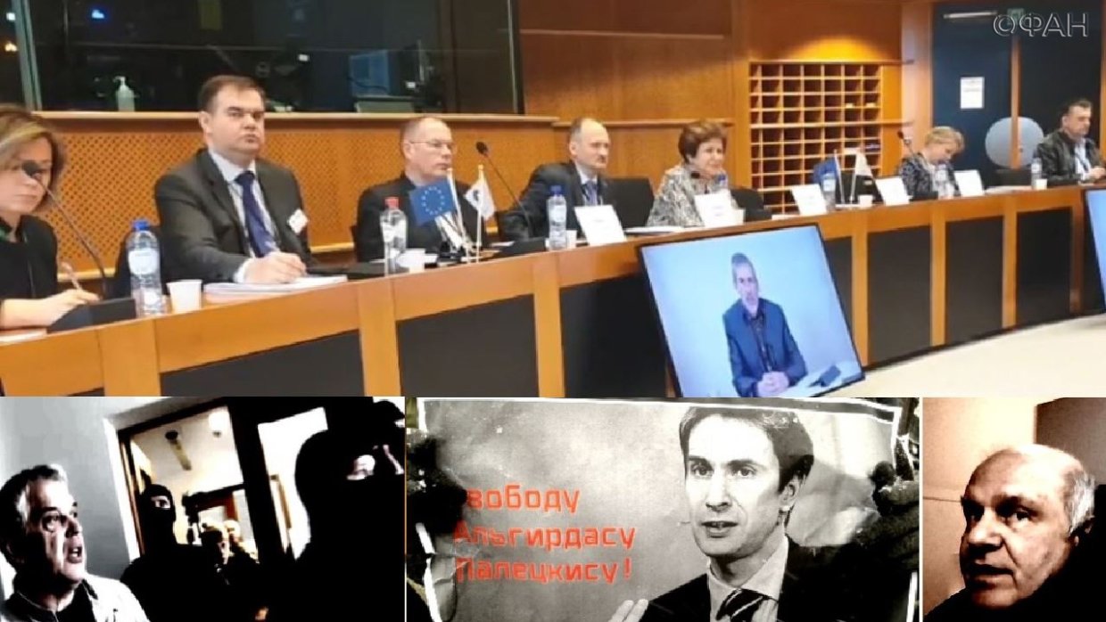Слушания о политических преследованиях в Прибалтике состоялись в Европарламенте 20 февраля 2019 года. Федеральное агентство новостей/Карен Маркарян