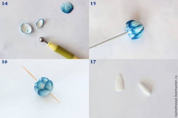 Любимые бусы в стиле гжель гжель