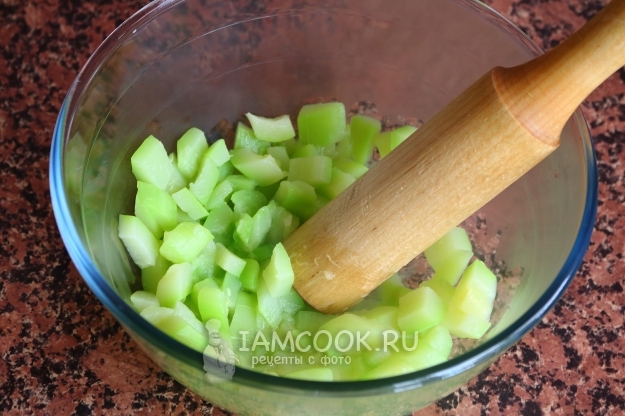 Потолочь кабачки