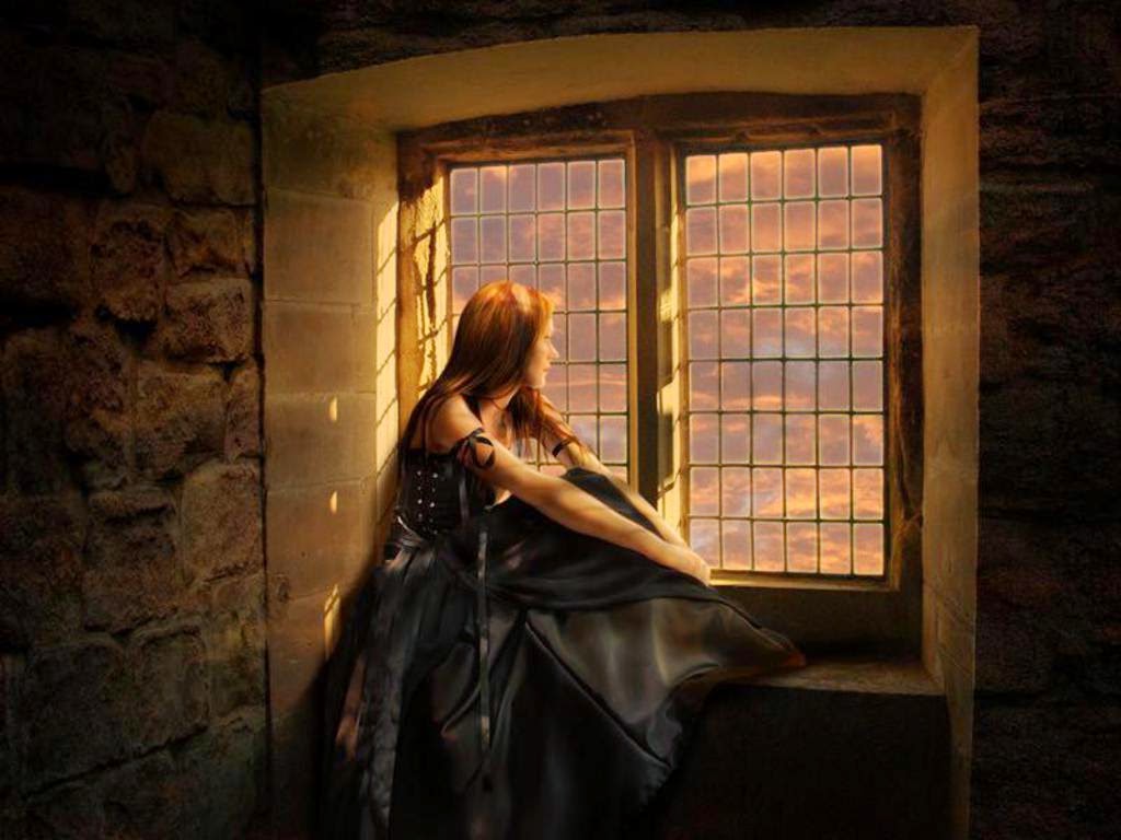 Войти в ее читать. Девушка в замке. Фотосессия у окна. Девушка в старинном замке. Рыжая девушка в замке.