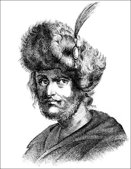 Портрет Лжедмитрия II. Гравюра. XVII века