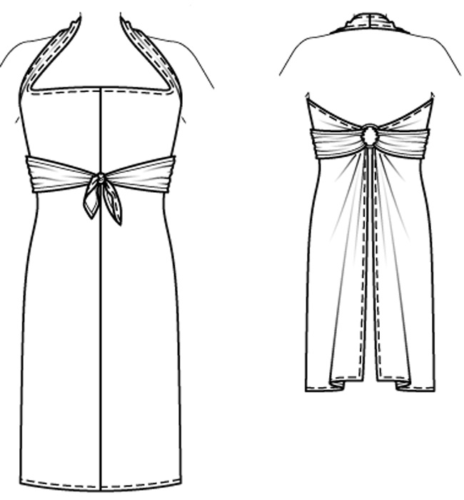 Пляжное платье-трансформер без выкройки за полчаса мода,одежда,шитье