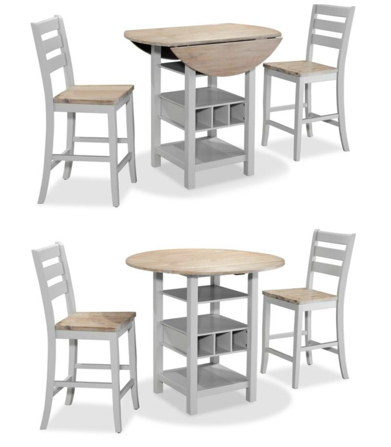 Компактные и функциональные обеденные столы, которые подойдут даже для крошечных квартир самой, найти, который, большой, маленькой, может, компактную, мебель, местом, хранения, посуды, сложенном, состоянии, выступает, качестве, стеллажа, разложив, крошечный, столик, внимание