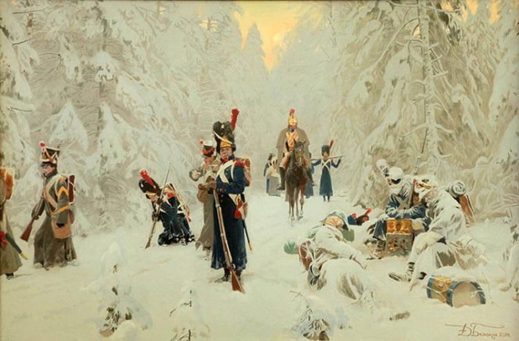 Художник Дмитрий Белюкин. Прогулка с императрицей Художник Дмитрий Белюкин. Прогулка с императрицей