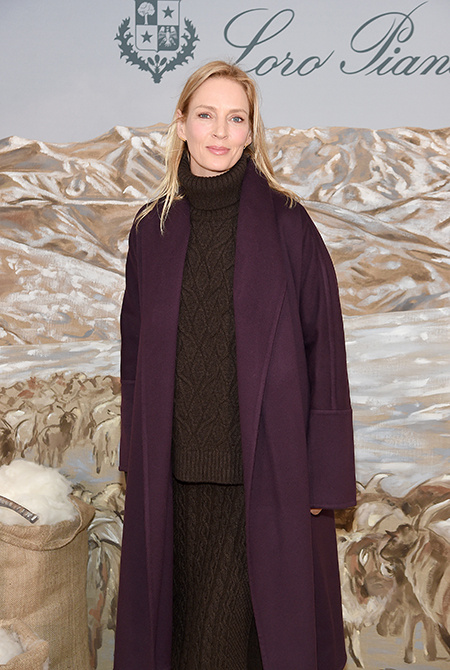 Шэрон Стоун, Ума Турман и другие звезды на презентации "кашемирового" фильма Мода,Стиль звезд