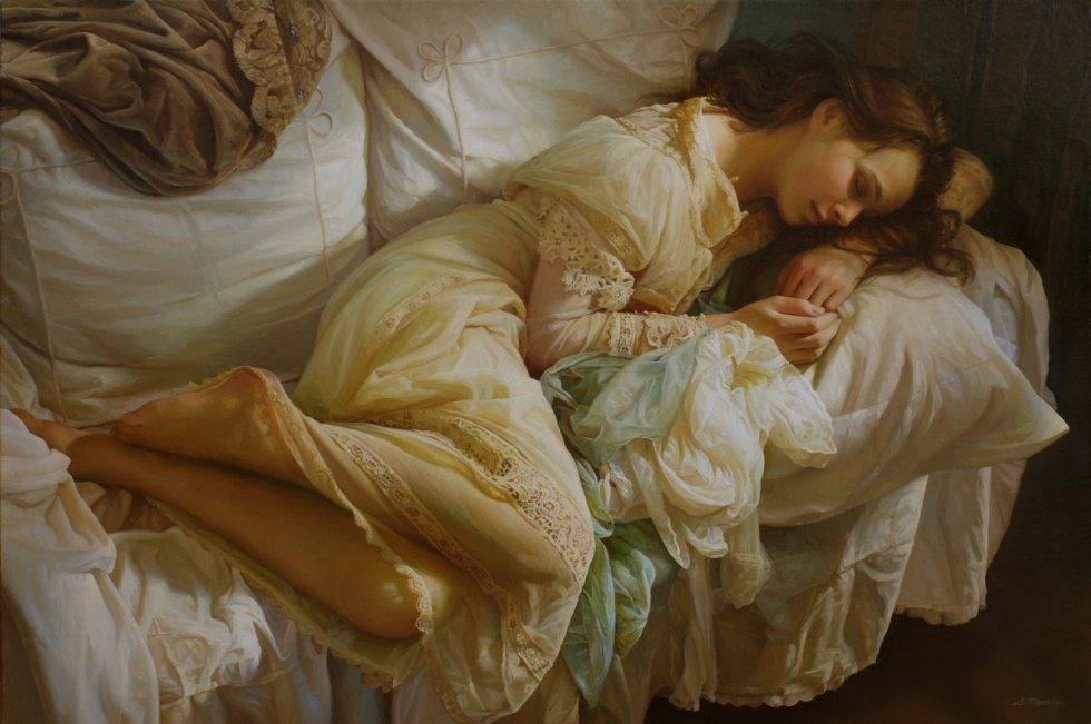 Как же чувственно и нежно — спящие красавицы Сергея Маршенникова