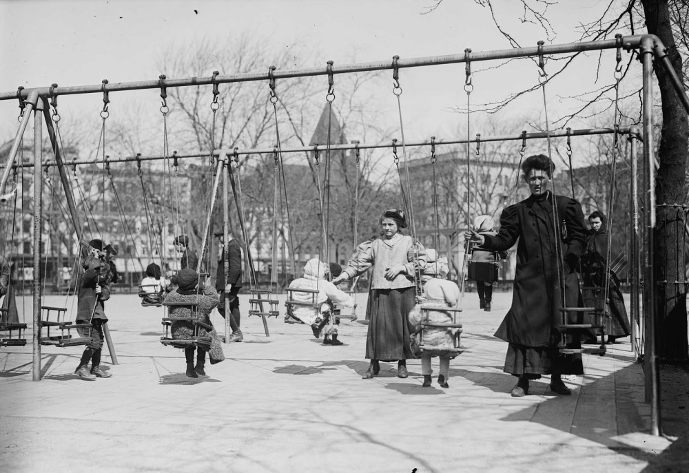 Смертельно опасные детские площадки 1900 - 1912 годов дети,детские площадки,история,развлечения