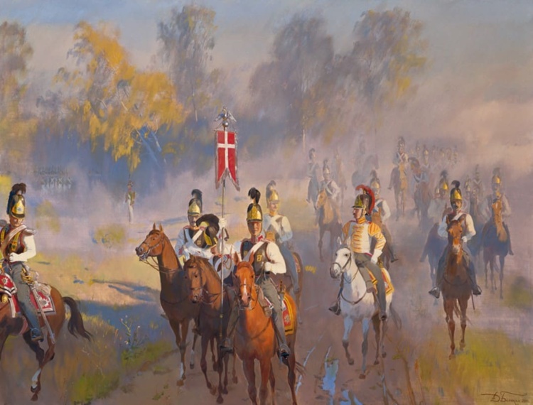 Художник Дмитрий Белюкин. Прогулка с императрицей Художник Дмитрий Белюкин. Прогулка с императрицей