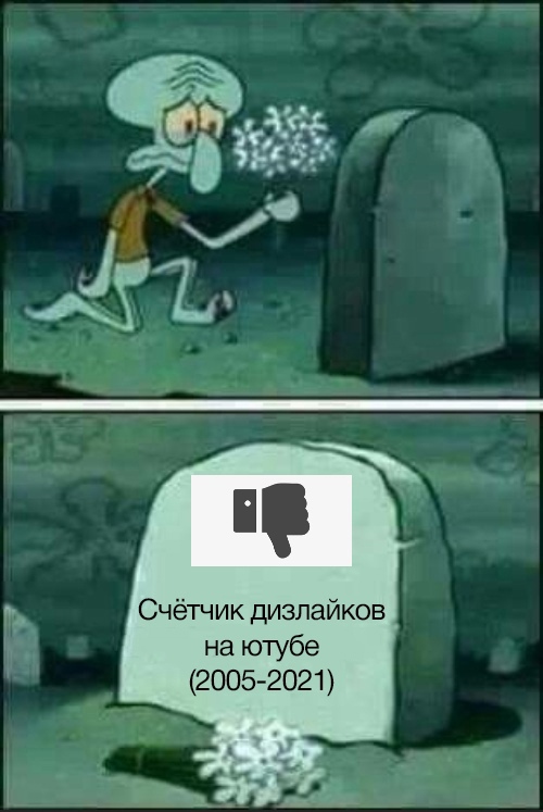 ютуб убрал дизлайки мемы