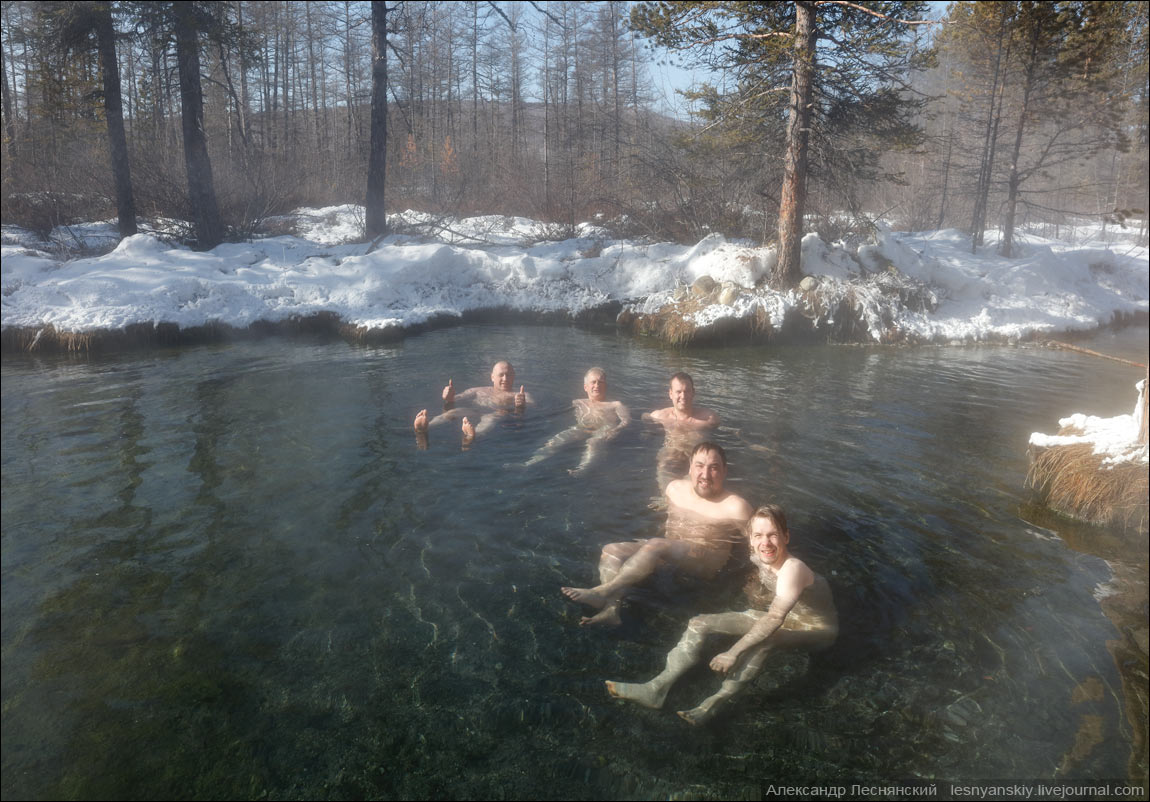 Пять физических состояний воды Уакита . Бурятия. Россия дальние дали