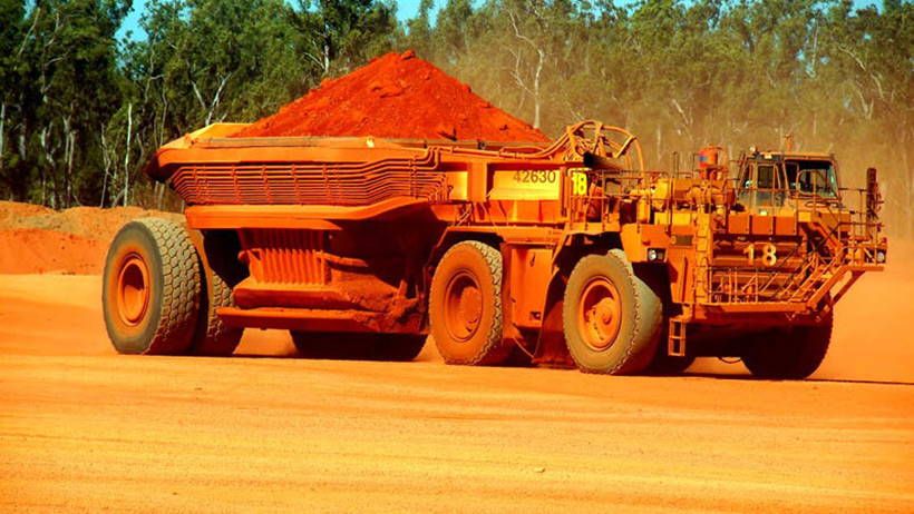 Rio Tintos Bauxite Mine at Andoom, Australia