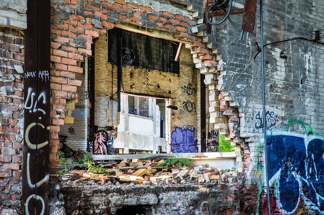 Фото. Заброшенный завод в Детройте © BENJAMIN BEYTEKIN | GLOBALLOOKPRESS.COM