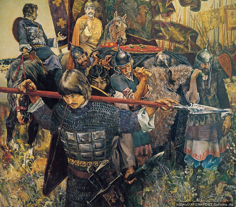 Картина засадный полк в куликовской битве