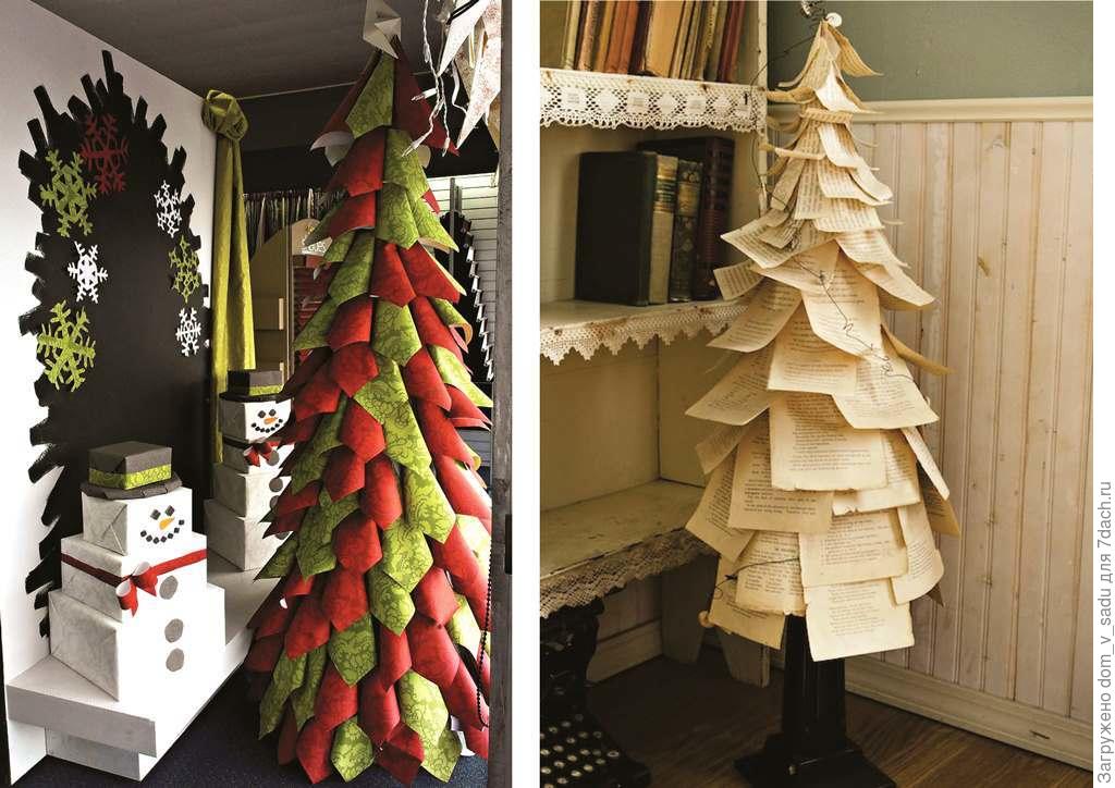 Вам и не снилось: 55 удивительных идей новогоднего дерева для дома и дачи,новогодний декор