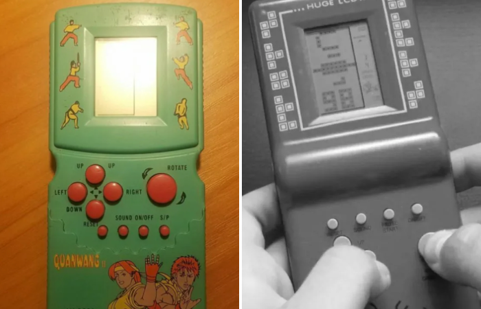 Тетрис — популярная советская игра 