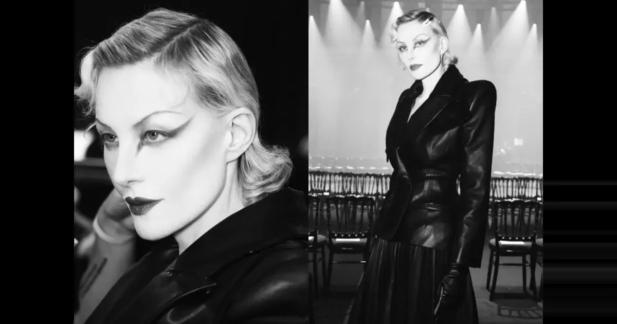 Рената Литвинова вышла на подиум на показе Matières Fécales в Париже