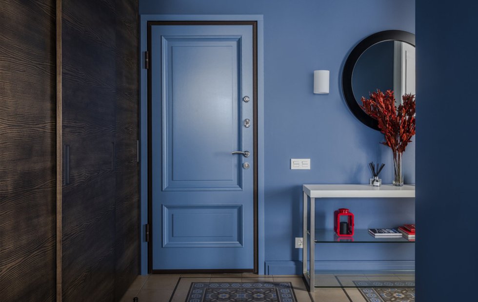 18 необычных входных дверей, которые стали фишкой прихожей идеи для дома,интерьер и дизайн
