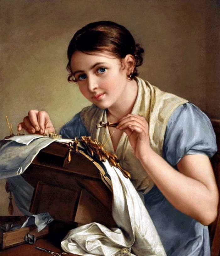 Женская работа на Руси 