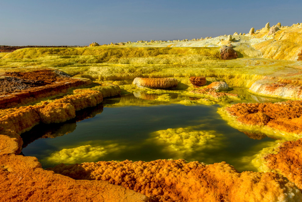 Acid pools in East Africa