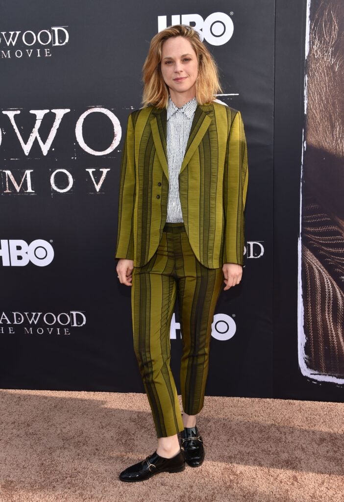 US actress Fiona Dourif arrives for the Los Angeles premiere of HBO Films "Deadwood" at the Cinerama Dome in Hollywood on May 14, 2019.