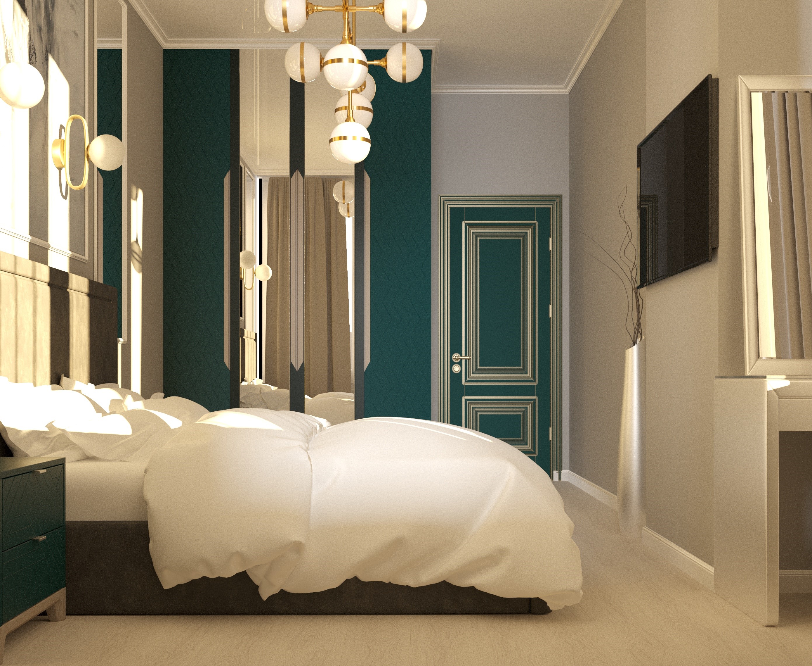 Дизайн спальни от Компании Бабич