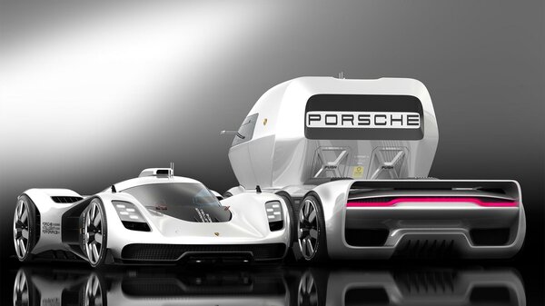 Дизайнер из Грузии создал проект автовоза Porsche porsche