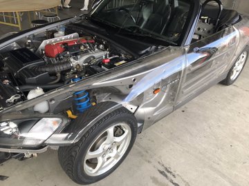 В Японии нашли полностью прозрачную Honda S2000 honda s2000,Марки и модели,ретро